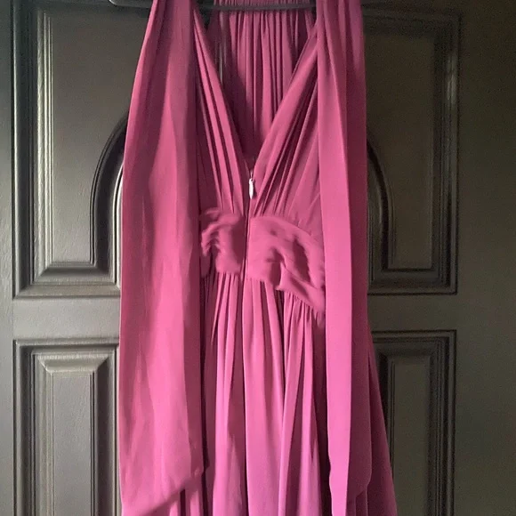 Dress, Color Raspberry, Size 6 - Picture 4 of 5